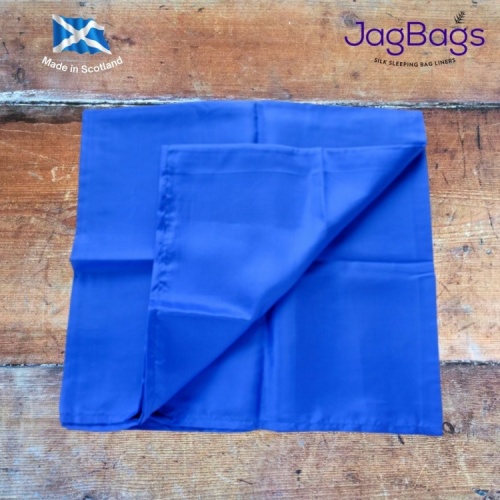 JagBag Standard Blue - Fine Silk - Made in Scotland - SPECIAL OFFER